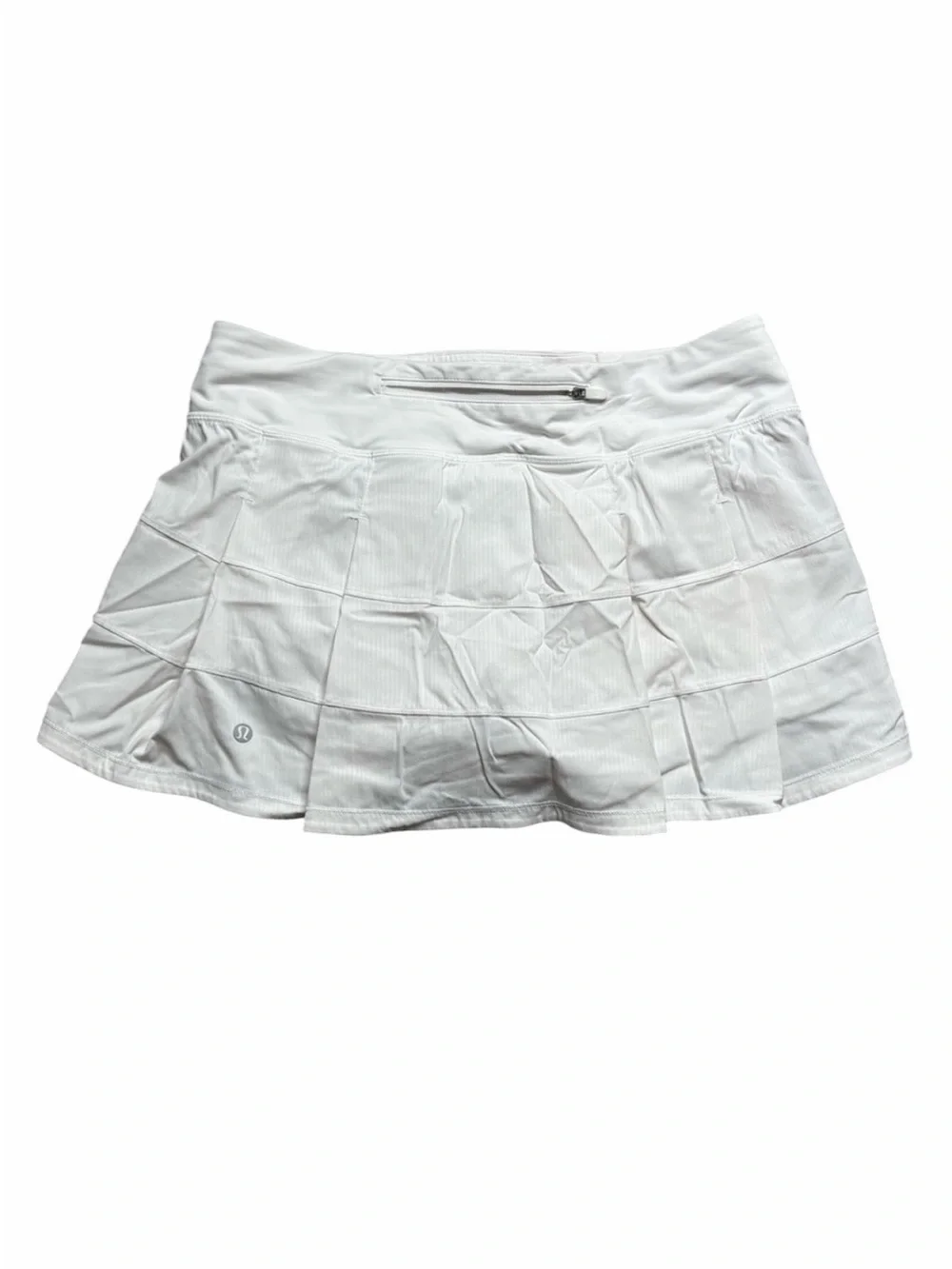Lululemon white pace 14” Athletic Skirt size 8 - Picture 7 of 7